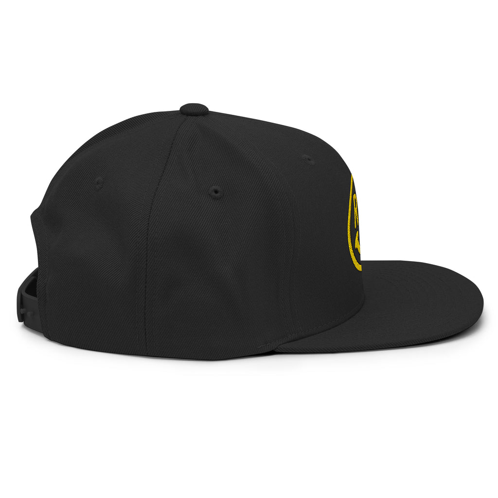Really Excited About Life® Black Snapback Cap
