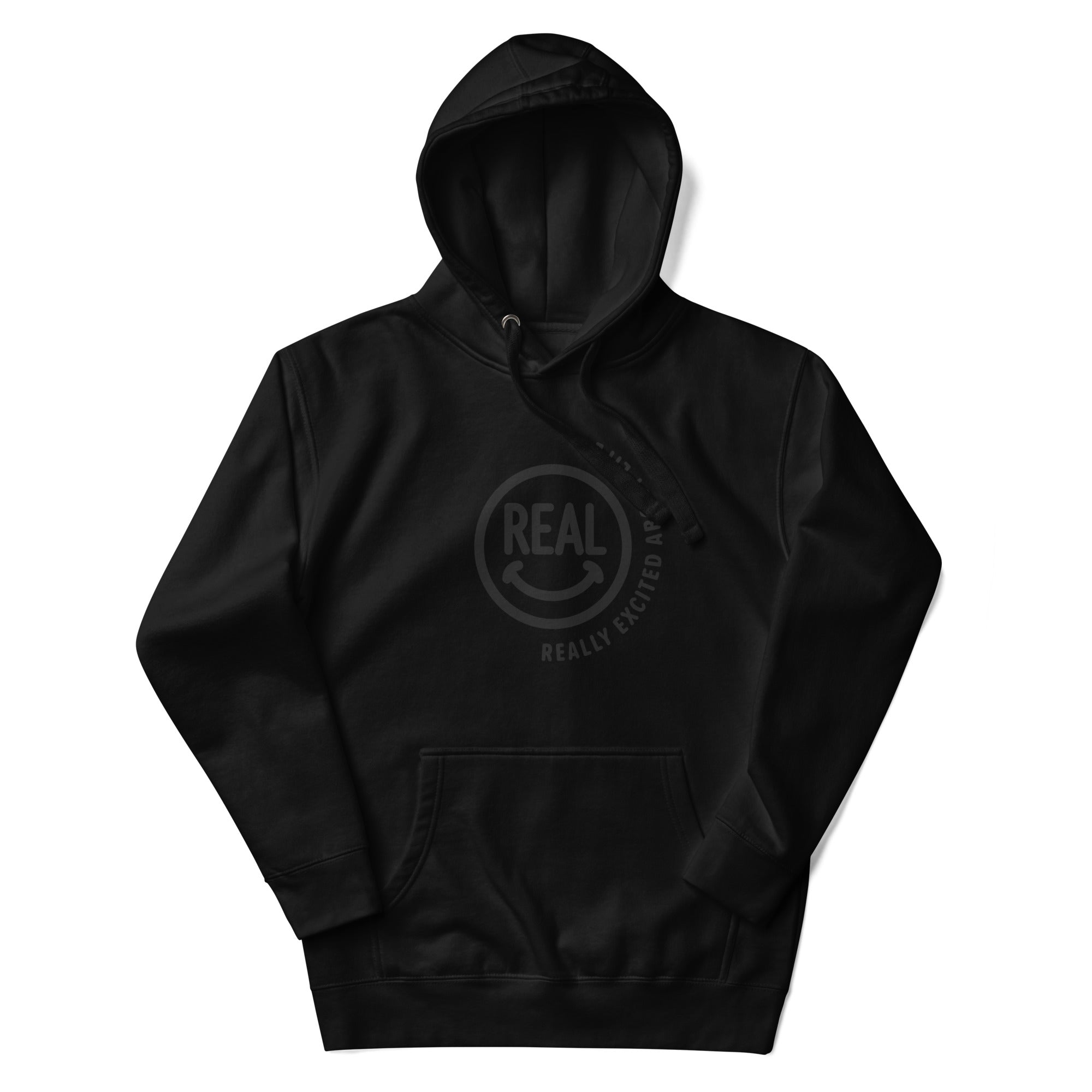 Really Excited About Life® Signature Hoodie - Black