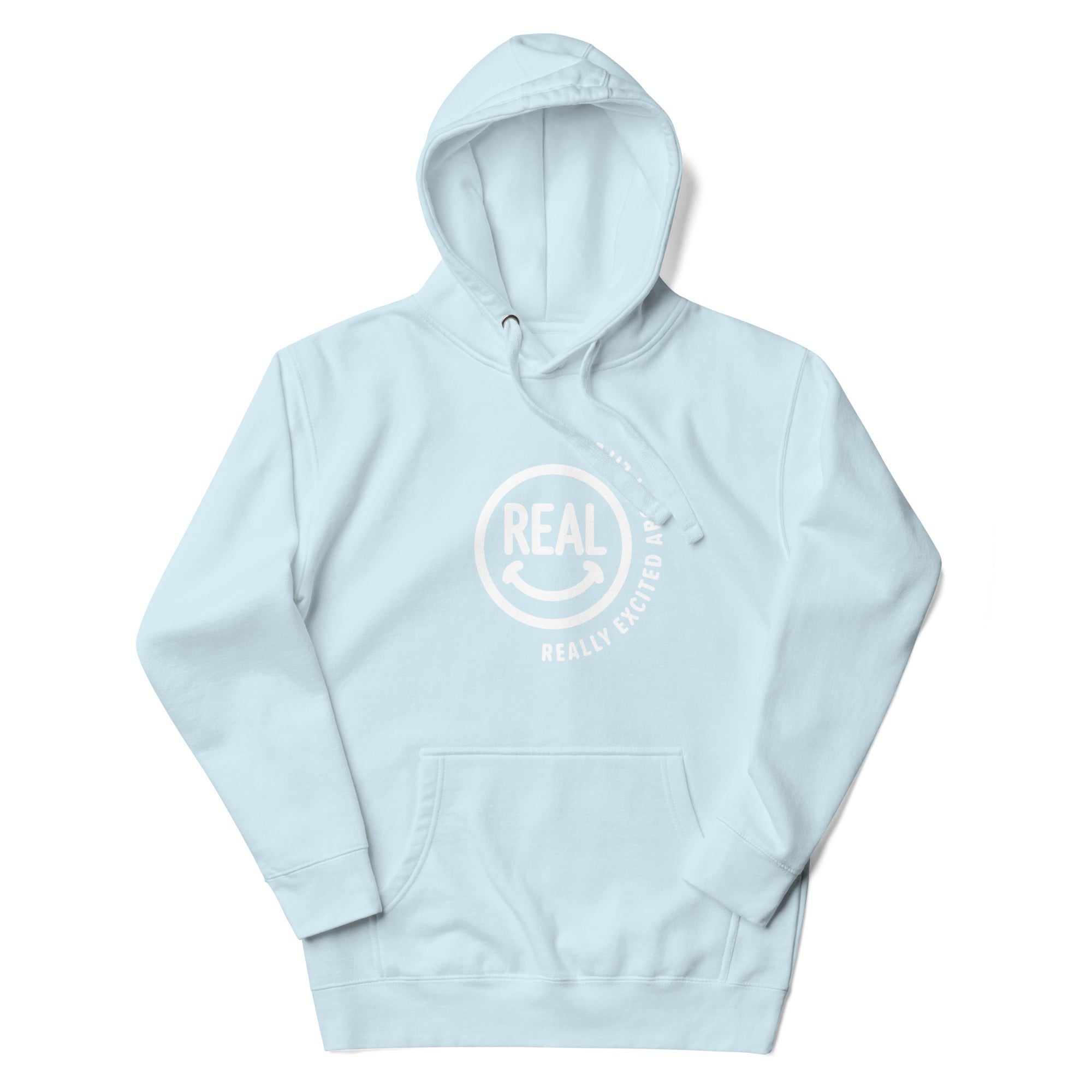 Really Excited About Life® Signature Hoodie  - Sky Blue