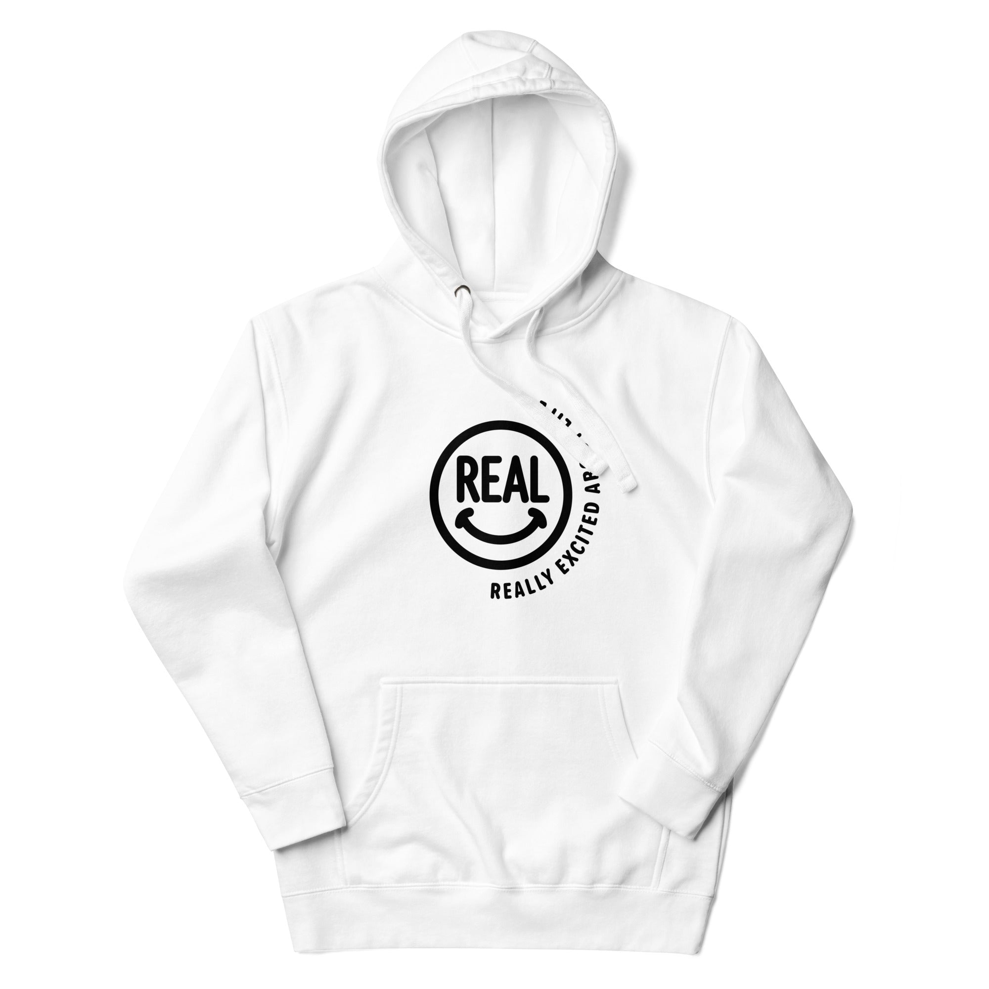 Really Excited About Life® Signature Hoodie - White